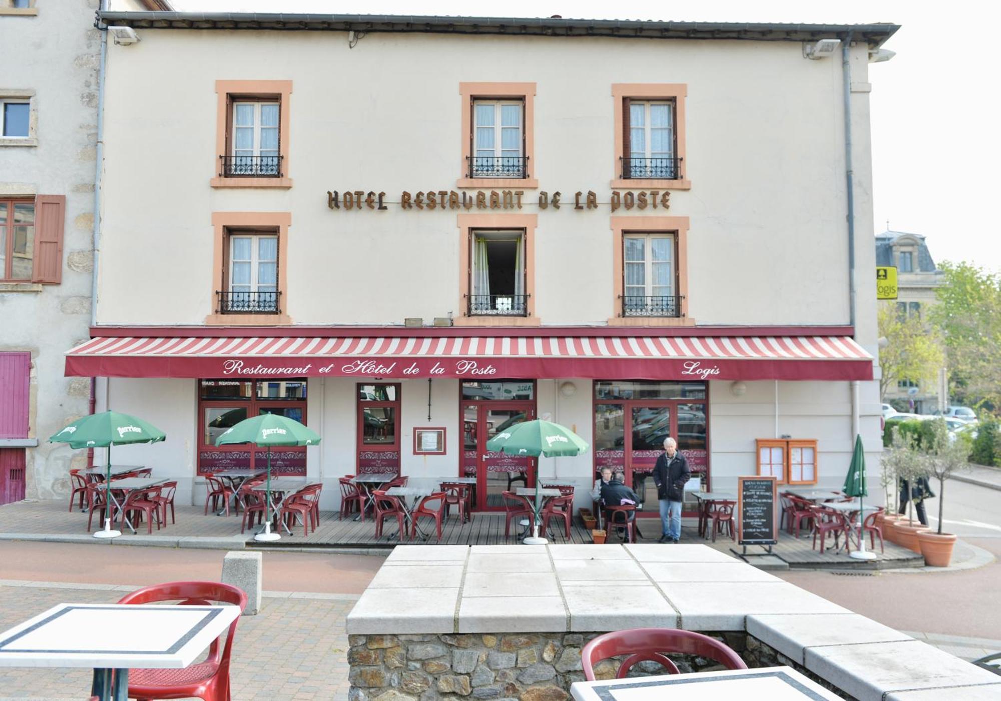 Logis Hotel De La Poste Mornant Exterior foto